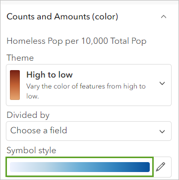 Option "Farbverlauf" unter "Symbol-Style" im Bereich "Styles"