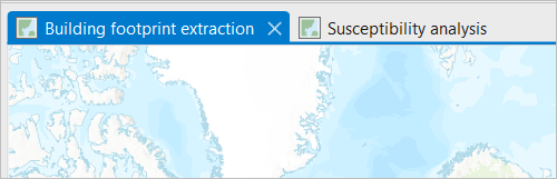 Registerkarte "Building footprint extraction"