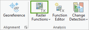 Schaltfläche "Raster-Funktionen"