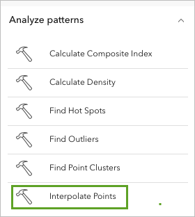 Blenden Sie "Muster analysieren" ein.