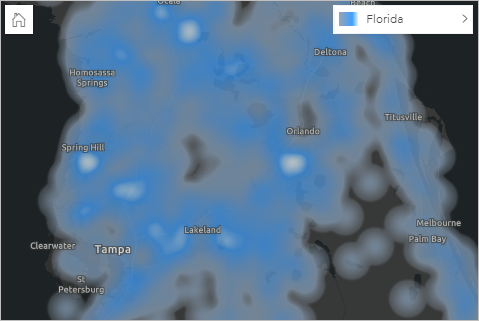 Abbildung von Zentralflorida