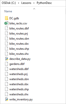 Ordnerinhalt in Windows Explorer