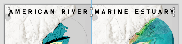 Formatierter Titeltext im Layout