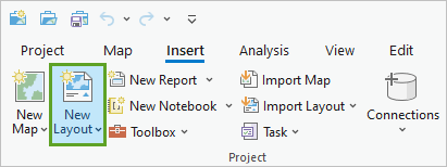 Schaltfläche "Neues Layout" im Menüband