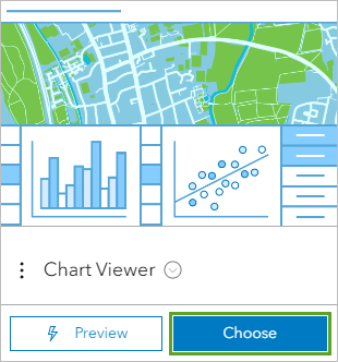 Wählen Sie die Vorlage "Diagramm-Viewer" aus.