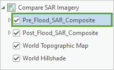 Layer "Pre_Flood_SAR_Composite" ist ausgewählt