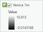 Symbolisierung von "Venice 1m"