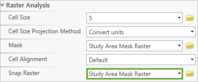 Parameter "Fang-Raster"