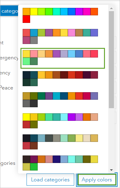 Farbschema auswählen