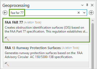 Werkzeug "FAA FAR 77"