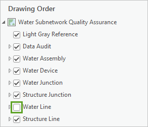 Der deaktivierte Layer "Water Line"