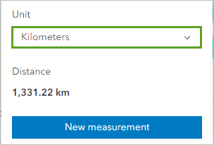 Auf Kilometer festgelegte Einheit