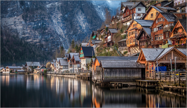 Uferlinie von Hallstatt