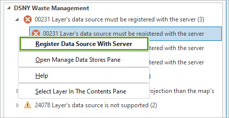 Datenquelle mit Server registrieren