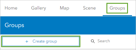 Schaltfläche "Gruppe erstellen"