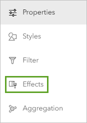 Schaltfläche "Effekte"