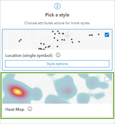 Darstellungs-Style "Heatmap"