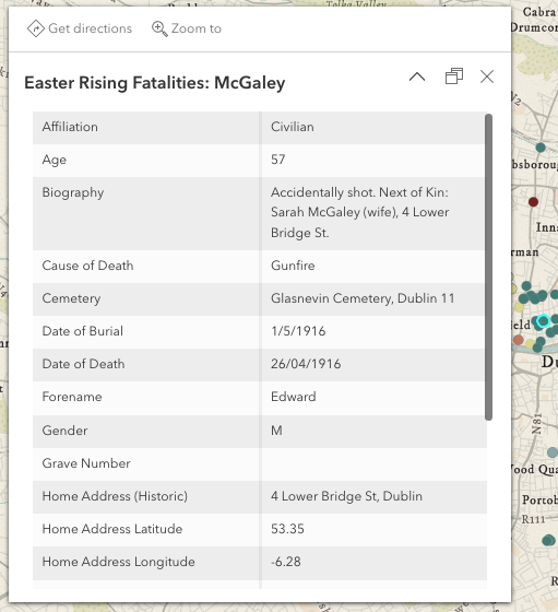 Pop-up für den Layer "Easter Rising Fatalities"