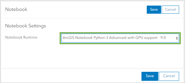 Option "Advanced GPU" für "Notebook-Runtime"