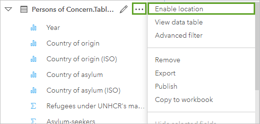 Option "Verortung aktivieren"