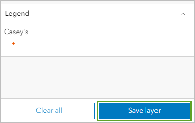 Option "Layer speichern"