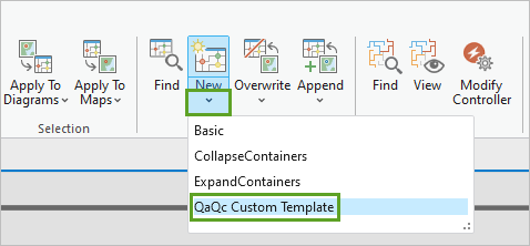 "QaQc Custom Template" auswählen