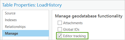 Parameter "Editor-Tracking"