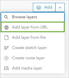 Add layer from URL option