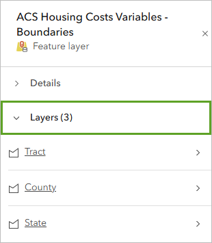 Layers section