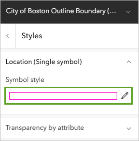 Current Symbol style