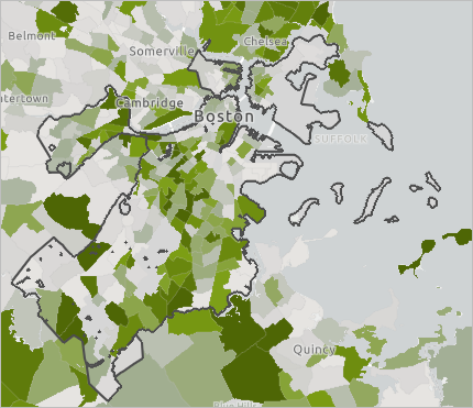 Dark gray Boston boundary layer