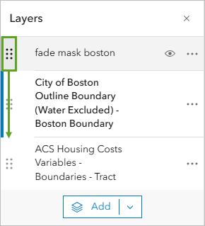 Reordering the layers