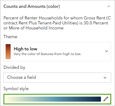 Color ramp