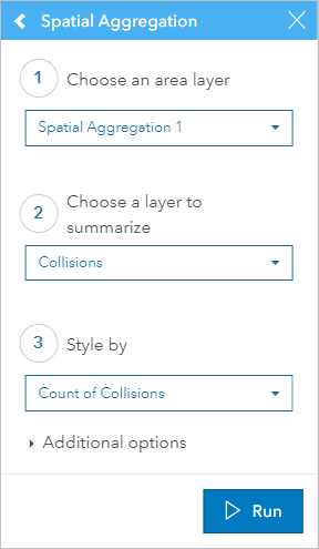 Spatial Aggregation parameters