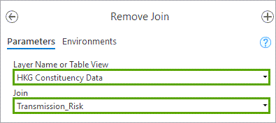 Remove Join tool