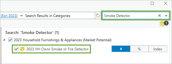 Smoke detector variable