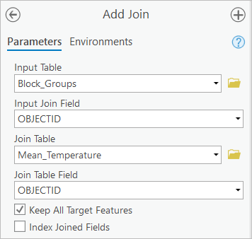 Add Join tool parameters