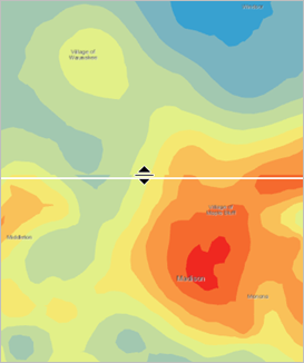 Compare Empirical Bayesian Kriging and Kriging results