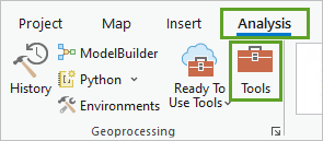 Open the Geoprocessing pane.