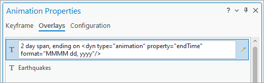 Edited dynamic text