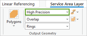 Output Geometry set to High Precision on the ribbon