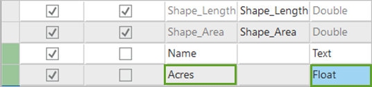 Acres field added.