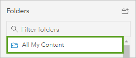 All My Content folder