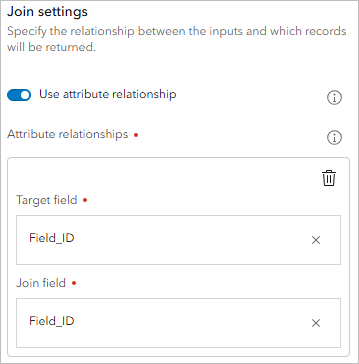 Join settings