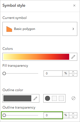 Outline transparency set at 0%