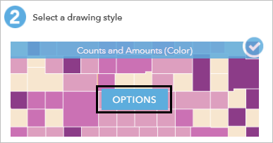 Counts and Amounts (Color) Options
