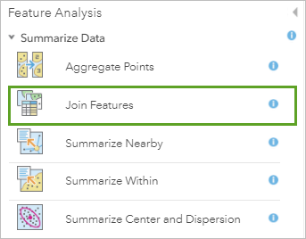 Join Features tool