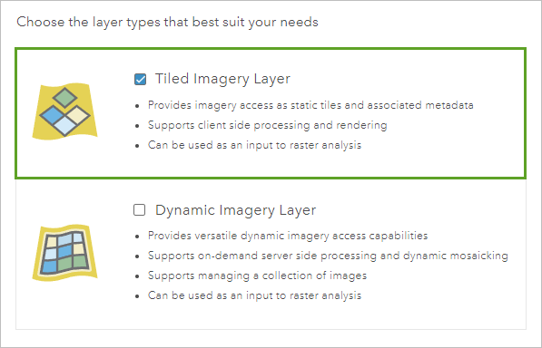 Tiled Imagery Layer option