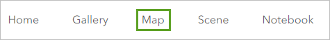 Map button