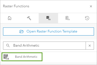 Search for the Band Arithmetic raster function.